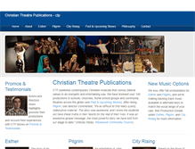Tablet Screenshot of christiantheatre.org